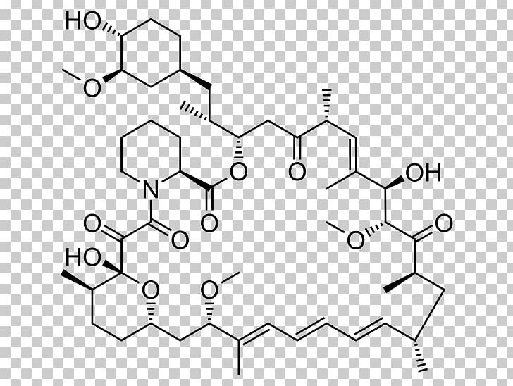 Sirolimus Immunosuppressive Drug Pharmaceutical Drug Everolimus Lymphangioleiomyomatosis PNG, Clipart, Active Ingredient, Angle, Area, Auto Part, Black And White Free PNG Download