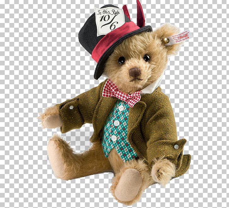 The Mad Hatter Teddy Bear Alice's Adventures In Wonderland Margarete Steiff GmbH PNG, Clipart, Alice In Wonderland, Alices Adventures In Wonderland, Animals, Bear, Carnivoran Free PNG Download