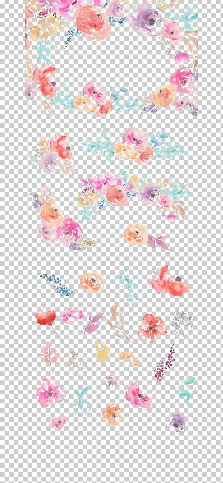 Hand-painted Flowers PNG, Clipart, Cartoon, Design, Floral Design, Flower, Flower Bouquet Free PNG Download