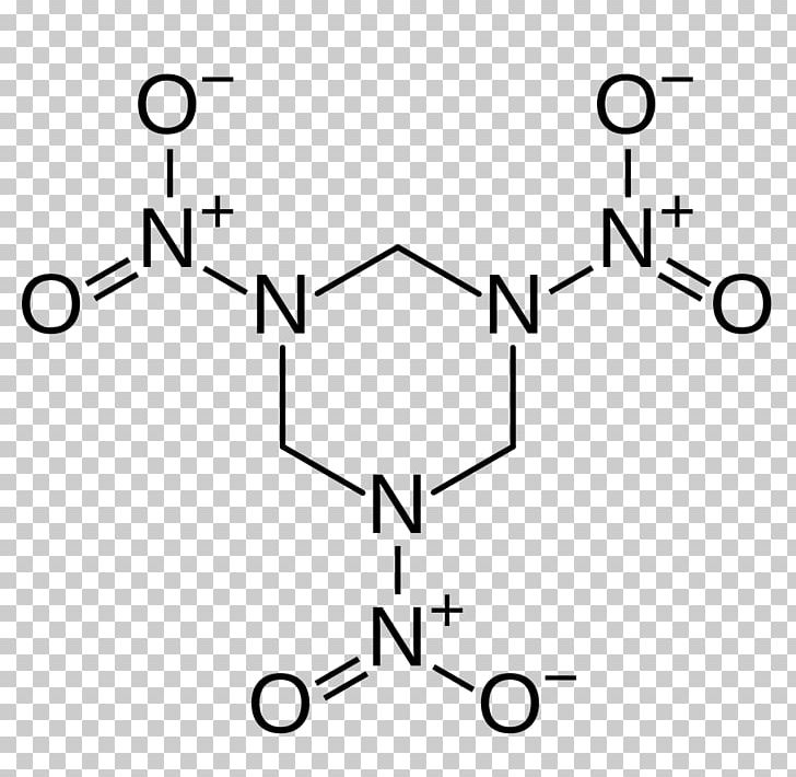 RDX Nitroamine Nitramide Chemical Formula Chemistry PNG, Clipart, Angle, Area, Black And White, Chemical, Chemical Compound Free PNG Download