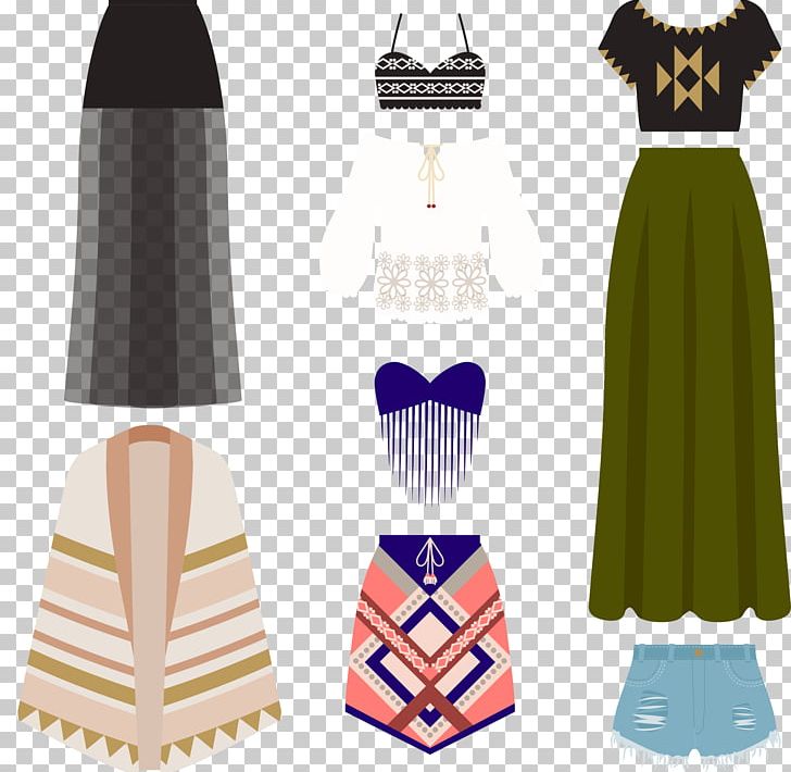 Clothing Bohemianism Skirt PNG, Clipart, Adobe Illustrator, Bohemian, Cartoon, Encapsulated Postscript, Fashion Free PNG Download