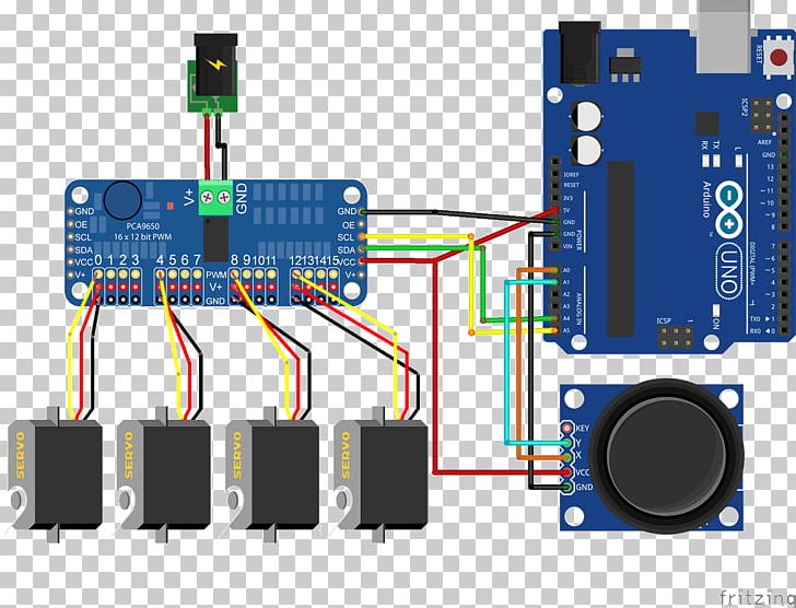 Arduino Fritzing Servomechanism Wiring Diagram H Bridge PNG, Clipart, Computer Hardware, Electronic Device, Electronics, Engineering, Microcontroller Free PNG Download