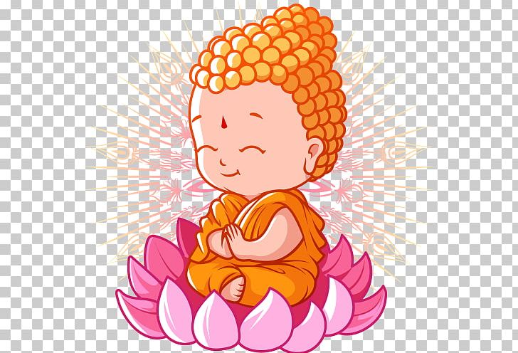Bhikkhu Buddhism Cartoon Monk PNG, Clipart, Baby, Buddharupa, Cartoon