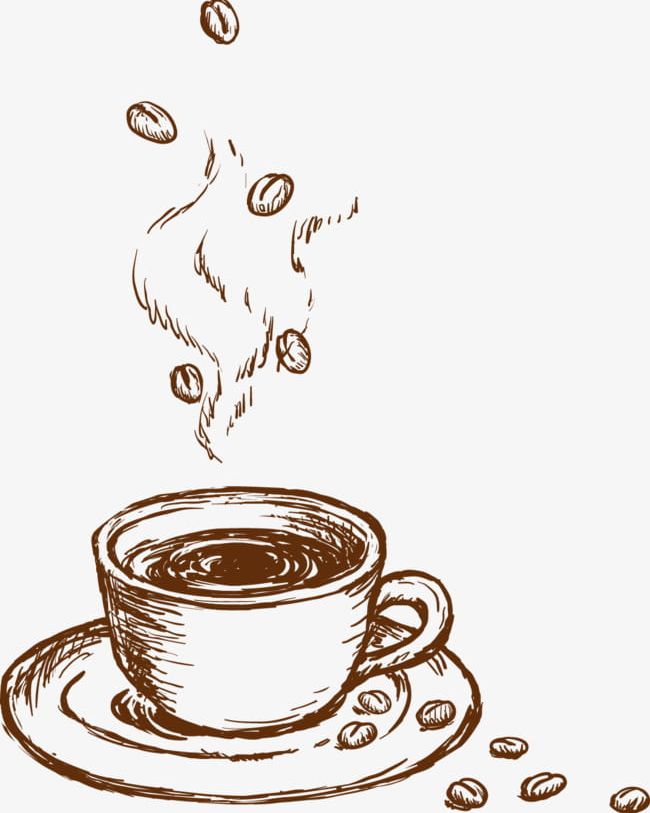 Coffee Sketch PNG, Clipart, Backgrounds, Beans, Breakfast, Cafe, Caffeine Free PNG Download