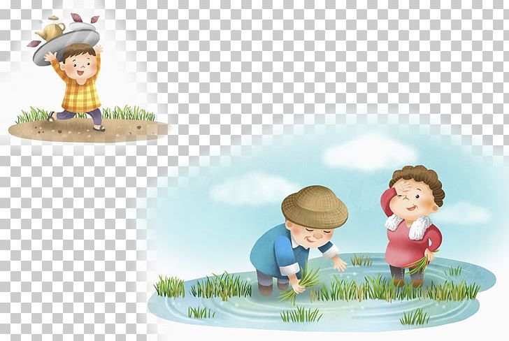 Paddy Field Illustration PNG, Clipart, Cartoon, Character, Child, Computer Wallpaper, Download Free PNG Download