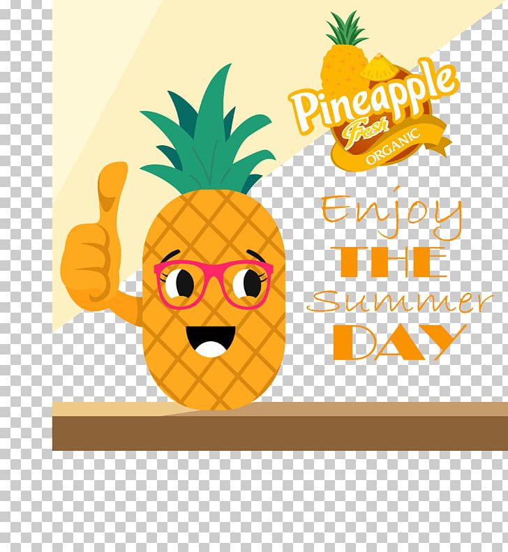 Pineapple Poster Illustration PNG, Clipart, Adobe Illustrator, Ananas, Balloon Cartoon, Banner, Cartoon Arms Free PNG Download