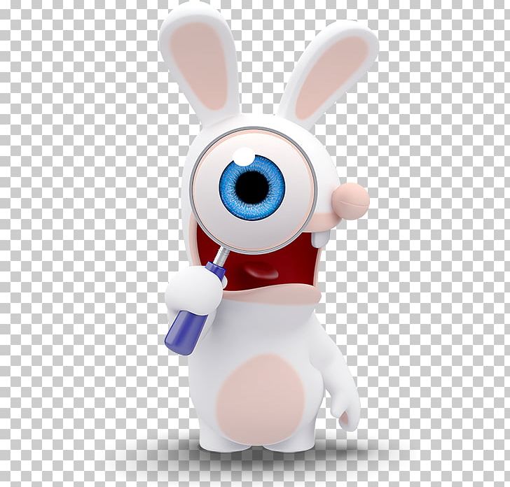 Rabbit Easter Bunny Raving Rabbids Animated Cartoon PNG, Clipart, Animated Cartoon, Easter, Easter Bunny, Figurine, Montreal Free PNG Download