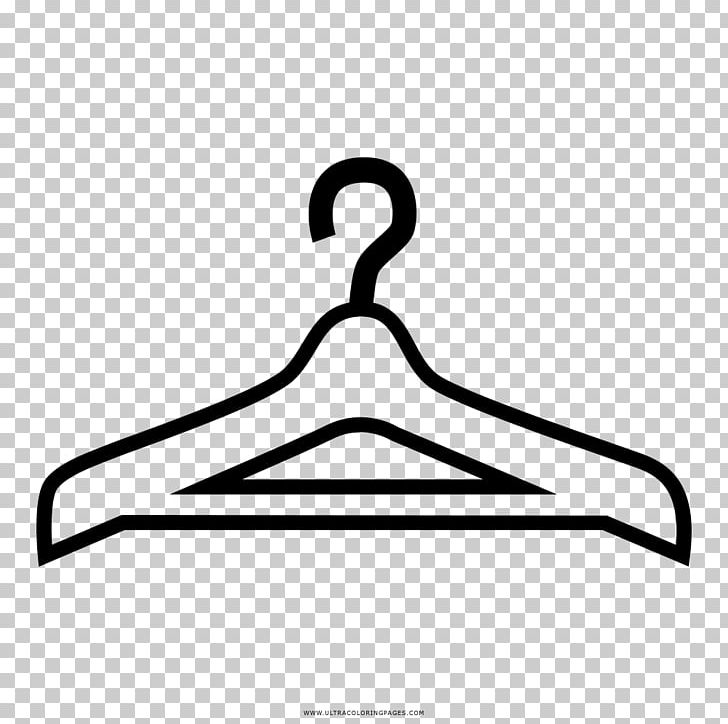 Clothes Hanger Drawing Coloring Book Black And White Line Art PNG, Clipart, Area, Art, Artwork, Black, Black And White Free PNG Download