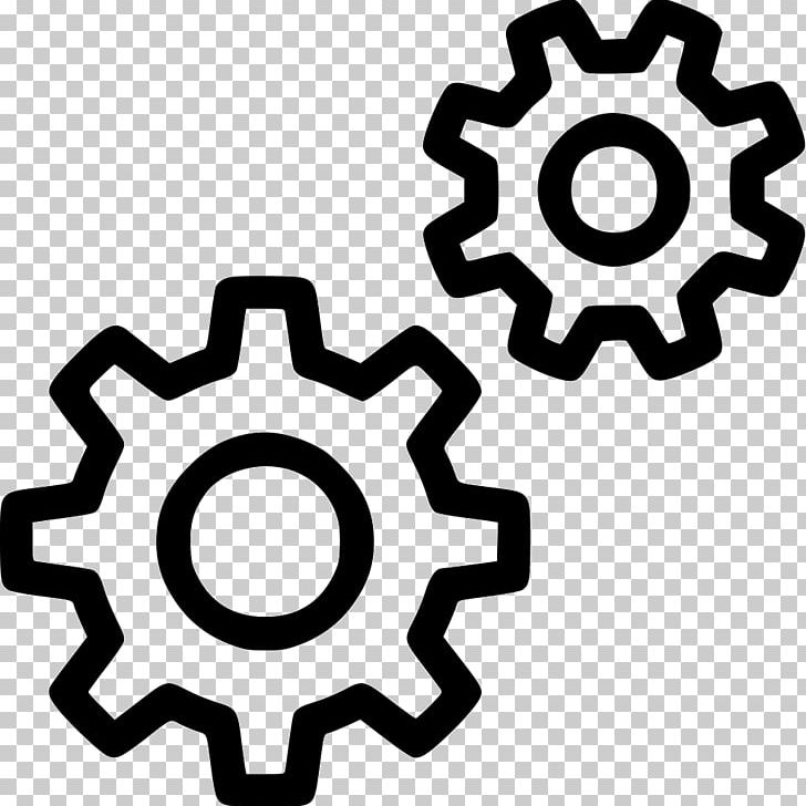 Computer Icons Gear PNG, Clipart, Area, Auto Part, Black And White, Circle, Computer Configuration Free PNG Download