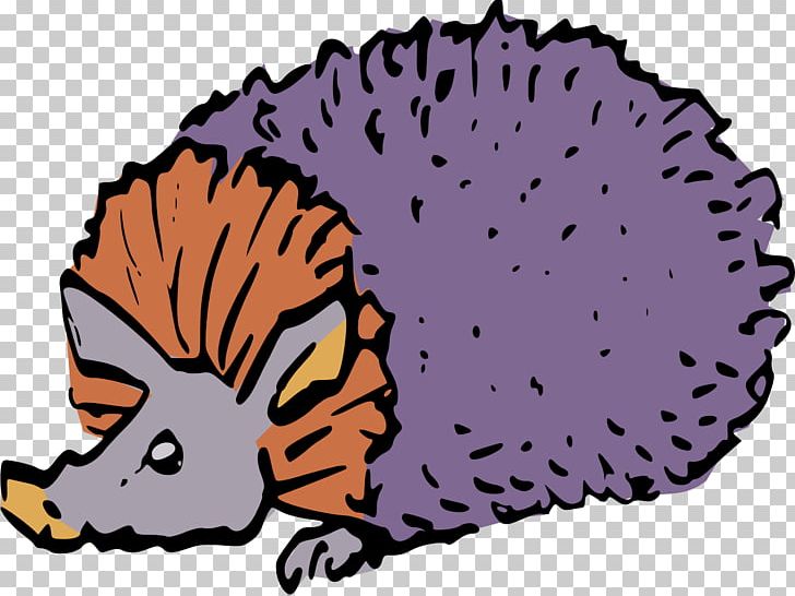 Hedgehog Mammal Purple Cartoon Animal PNG, Clipart, Aardvark, Animal, Animals, Carnivora, Carnivoran Free PNG Download