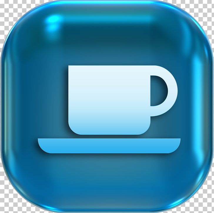 Coffee Computer Icons Symbol Mug PNG, Clipart, Aqua, Azure, Blue, Button, Coffee Free PNG Download