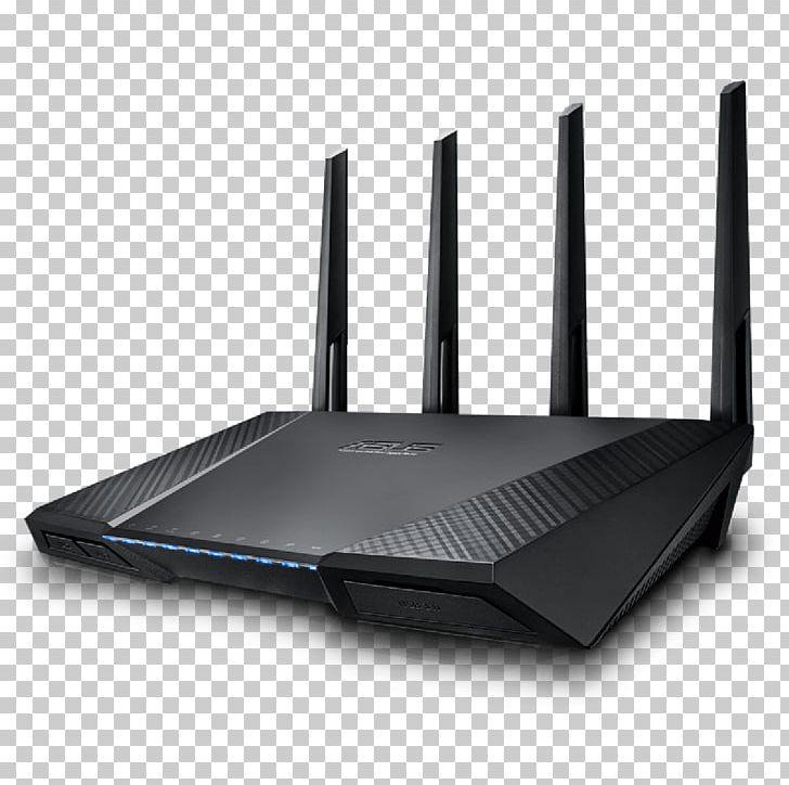 Wireless Router ASUS RT-AC87U IEEE 802.11ac PNG, Clipart, Asus, Asus Rtac87u, Computer Network, Data Transfer Rate, Ddwrt Free PNG Download