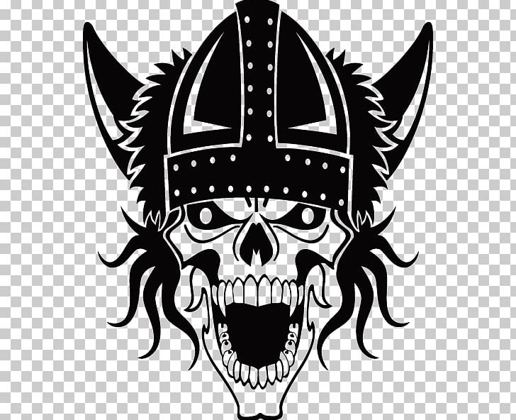 Viking Skull PNG, Clipart, Adobe Illustrator, Art, Black And White, Bone, Encapsulated Postscript Free PNG Download