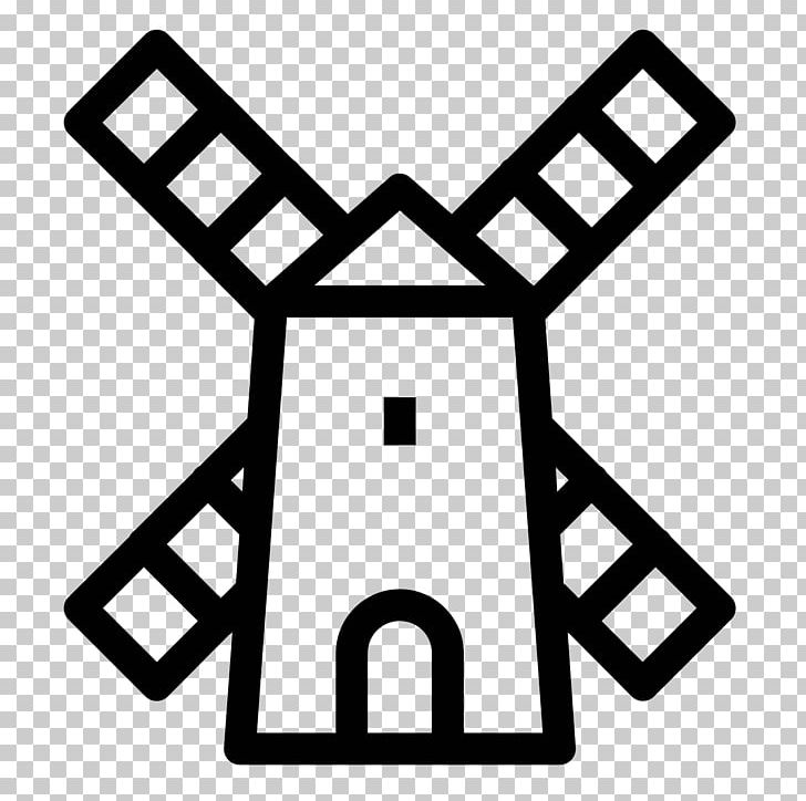 Windmill Computer Icons Wind Turbine PNG, Clipart, Angle, Area, Black, Black And White, Computer Icons Free PNG Download