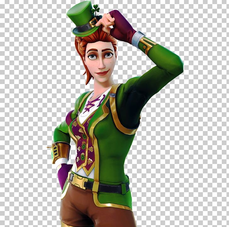 Fortnite Battle Royale Saint Patrick's Day Battle Royale Game PNG, Clipart, Battle Royale, Battle Royale Game, Clover, Costume, Epic Games Free PNG Download