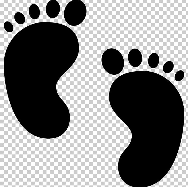 Computer Icons Footprint Infant PNG, Clipart, Black, Black And White, Child, Circle, Clip Art Free PNG Download