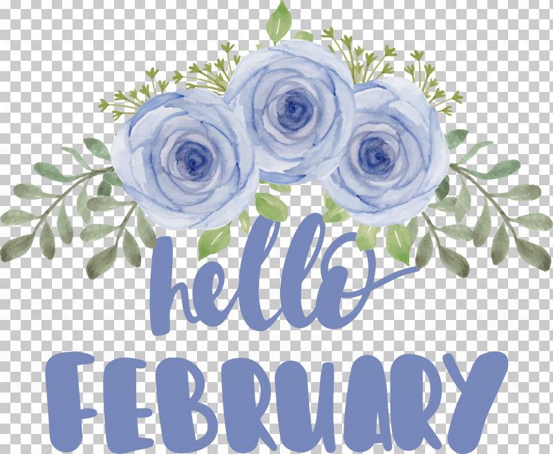 Hello February: Hello February 2020 Watercolor Painting Painting Drawing Royalty-free PNG, Clipart, Drawing, Flower, Painting, Royaltyfree, Watercolor Painting Free PNG Download