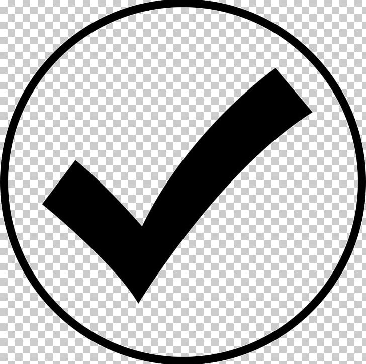 Check Mark Computer Icons PNG, Clipart, Angle, Area, Black, Black And White, Brand Free PNG Download