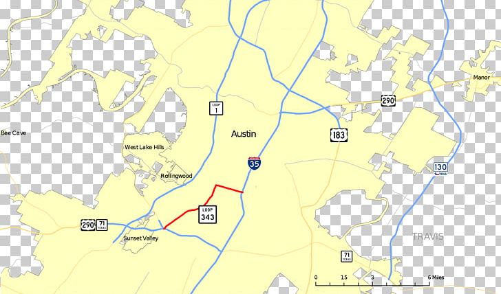 Texas State Highway Loop 343 Texas State Highway Loop 360 Texas State Highway 71 Interstate 35 In Texas PNG, Clipart, Area, Austin, Downtown Mile, Ecoregion, Highway Free PNG Download