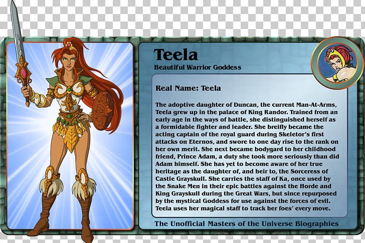 He Man Teela Masters Of The Universe Character Eternia Png Clipart Action Toy Figures Animated Cartoon