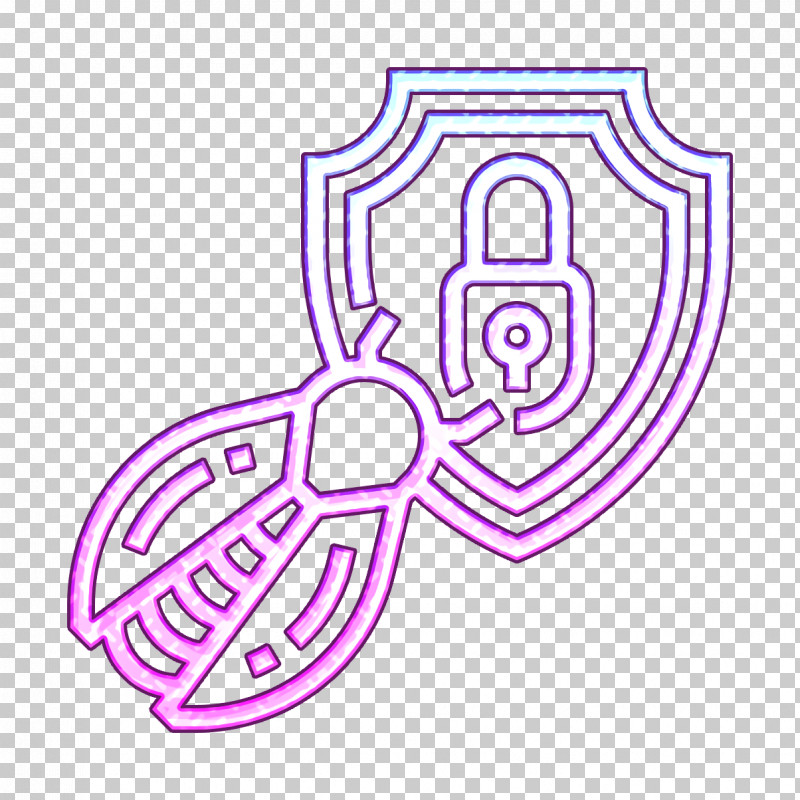 Protection Icon Cyber Crime Icon Bug Icon PNG, Clipart, Bug Icon, Cyber Crime Icon, Line Art, Protection Icon, Purple Free PNG Download