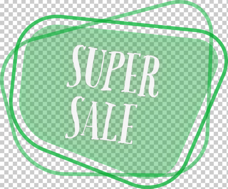 Super Sale Tag Super Sale Label Super Sale Sticker PNG, Clipart, Area, Green, Line, Logo, M Free PNG Download