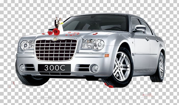Car Chrysler 300 Wedding PNG, Clipart, Advertising, Automotive Design, Christmas Decoration, Compact Car, Decorative Free PNG Download