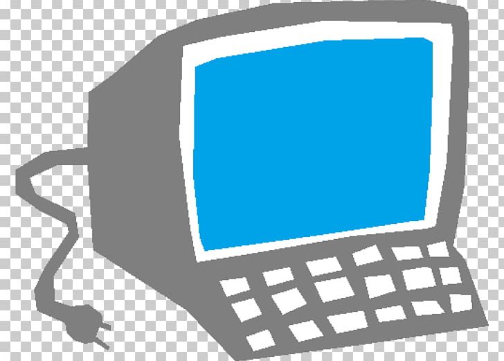 Cartoon Desktop Computers PNG, Clipart, Area, Blue, Brand, Cartoon, Communication Free PNG Download
