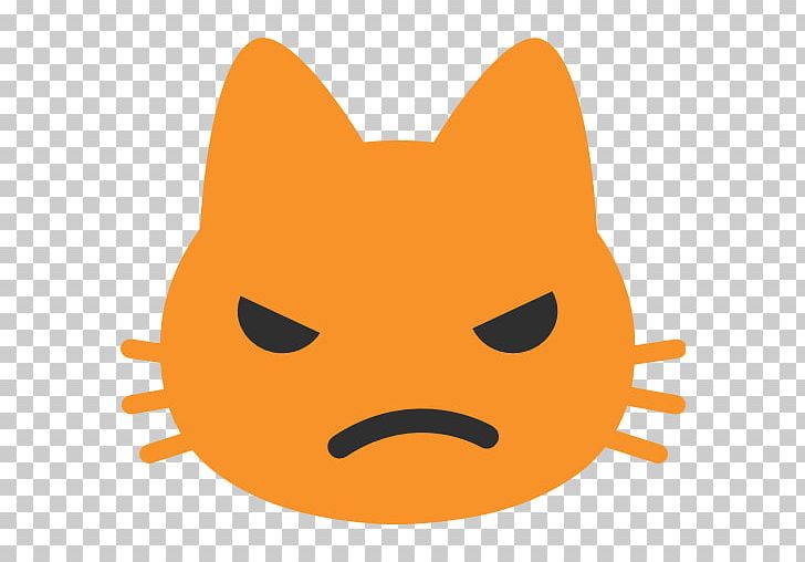 Whiskers Emoji Cute Cat Android PNG, Clipart, Android, Android Nougat, Carnivoran, Cartoon, Cat Free PNG Download