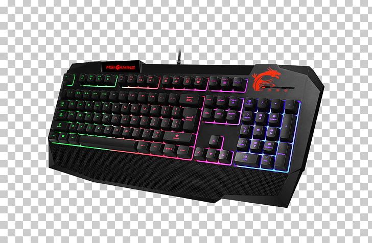 Computer Keyboard Computex Micro-Star International Gaming Keypad MSI Interceptor DS4200 PNG, Clipart, Asus, Backlight, Computer Component, Computer Keyboard, Ele Free PNG Download