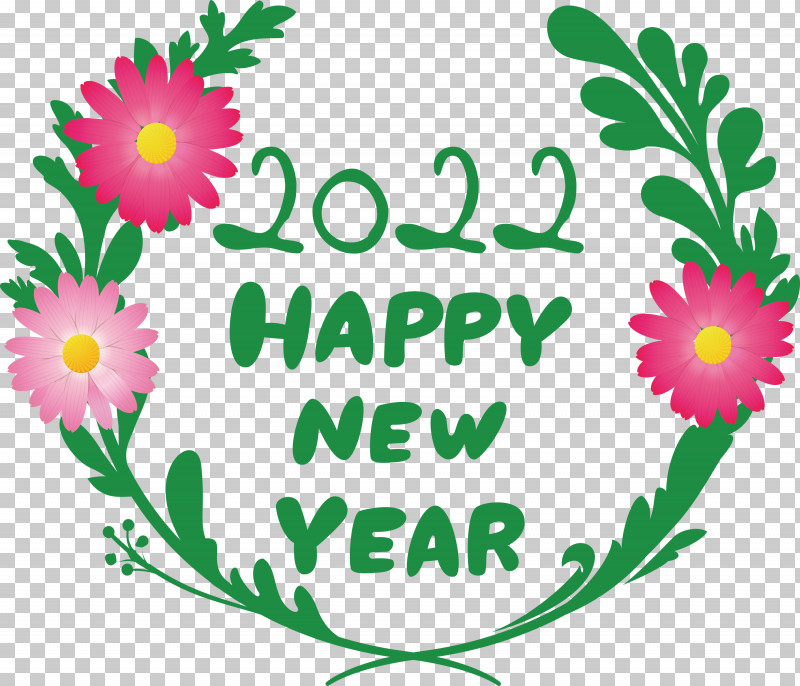2022 Happy New Year 2022 New Year PNG, Clipart, Chrysanthemum, Cut Flowers, Floral Design, Flower, Happiness Free PNG Download