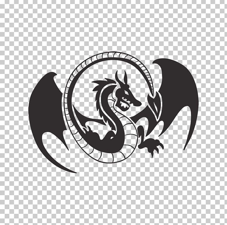 Logo Dragon PNG, Clipart, Art, Black, Black And White, Carnivoran, Chinese Dragon Free PNG Download