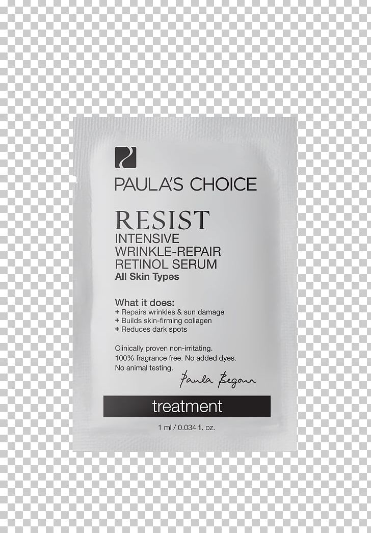 Paula's Choice RESIST Intensive Wrinkle-Repair Retinol Serum Brand Font PNG, Clipart,  Free PNG Download