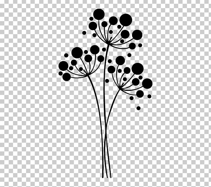 Flower Silhouette Drawing Painting Phonograph Record PNG, Clipart, Art, Black, Black And White, Branch, Decorative Arts Free PNG Download