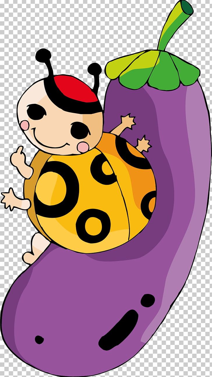 Ladybird Eggplant PNG, Clipart, Animal, Artwork, Cartoon, Computer Icons, Download Free PNG Download