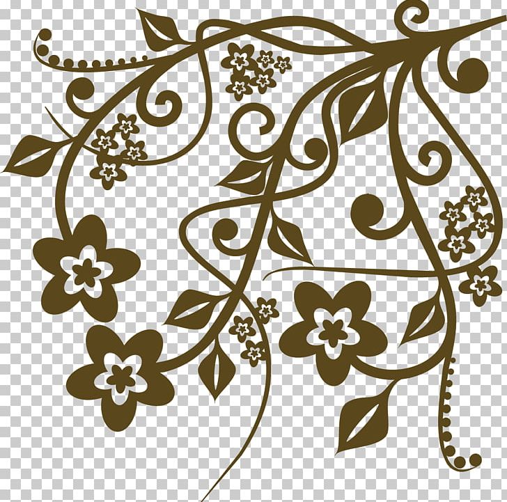 Floral Design Visual Arts Leaf PNG, Clipart, Art, Black And White, Branch, Circle, Flora Free PNG Download