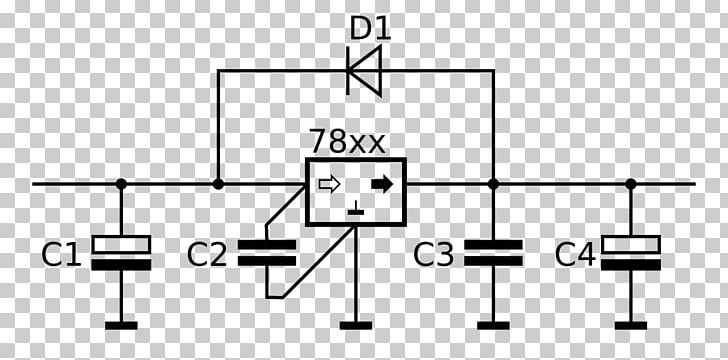 Voltage Regulator Electronic Circuit Electric Potential Difference Power Converters LM317 PNG, Clipart, 78xx, Ac Adapter, Angle, Area, Circuit Component Free PNG Download