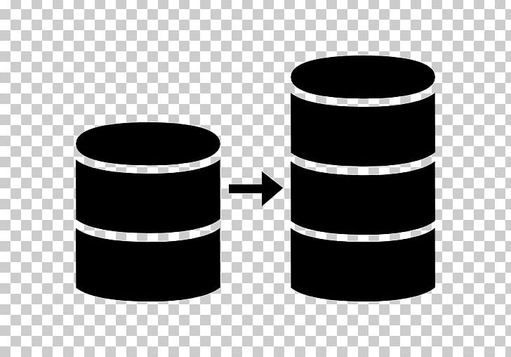 Data Management Database Computer Icons PNG, Clipart, Arrow, Black And White, Computer Icons, Cup, Cylinder Free PNG Download