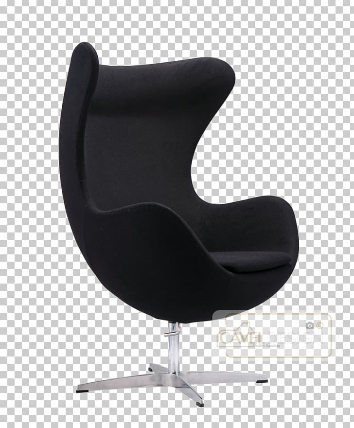 Egg Wing Chair Furniture Living Room PNG, Clipart, Angle, Arne Jacobsen, Black Egg, Chair, Chaise Longue Free PNG Download