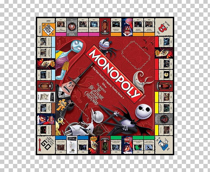 USAopoly Monopoly The Nightmare Before Christmas: The Pumpkin King Hasbro Monopoly YouTube PNG, Clipart, Board Game, Christmas, Game, Games, Hasbro Monopoly Free PNG Download
