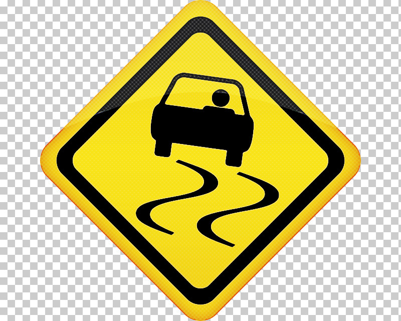 Warning Sign PNG, Clipart, Car, Highway, Lane, Raised Pavement Marker, Road Free PNG Download
