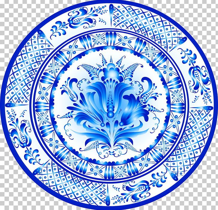 Gzhel Folk Art Ornament Porcelain PNG, Clipart, Area, Art, Blue And White Porcelain, Blue And White Pottery, Circle Free PNG Download