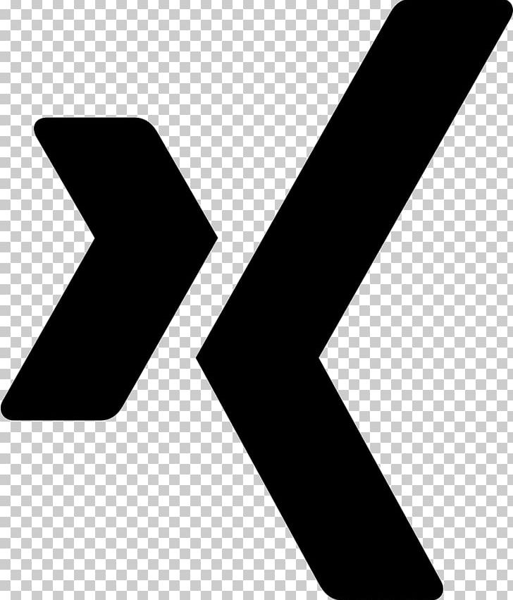 Computer Icons XING Business Logo PNG, Clipart, Angle, Black, Black And White, Business, Computer Icons Free PNG Download