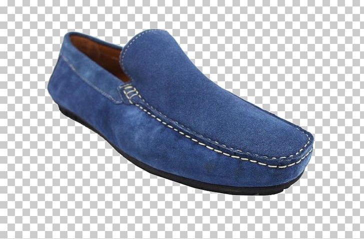 Slip-on Shoe Suede Walking PNG, Clipart, Blue, Cobalt Blue, Electric Blue, Footwear, Leather Free PNG Download