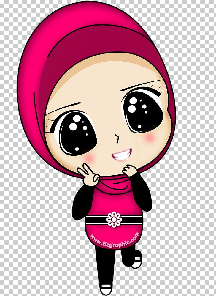 Muslim Cartoon Islam Hijab PNG, Clipart, Animation, Art, Black Hair, Cartoon, Cartoon Muslim Free PNG Download