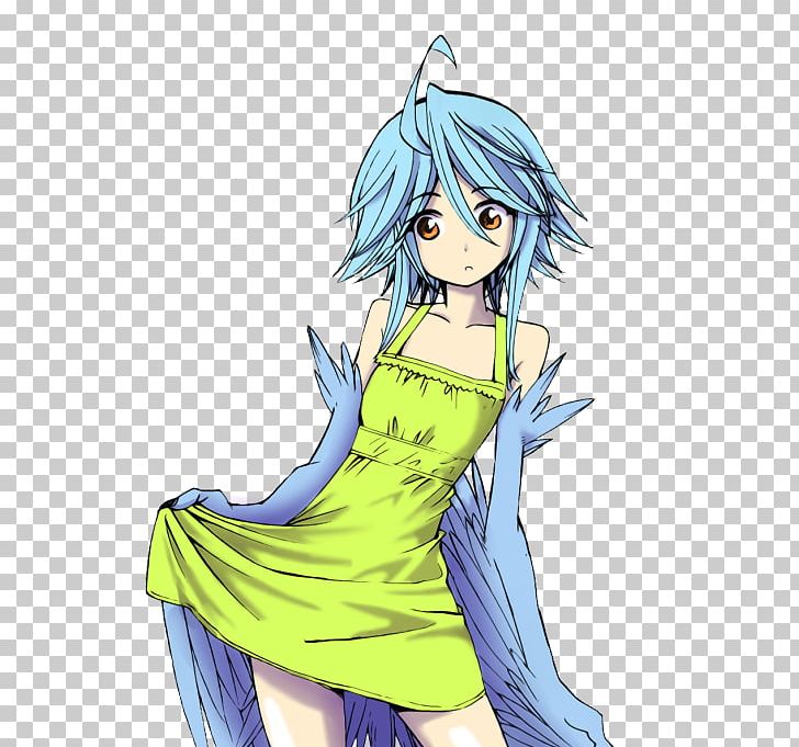 Monster Musume Anime Harpy PNG, Clipart, Ahoge, Anime, Art, Cartoon, Chibi Free PNG Download