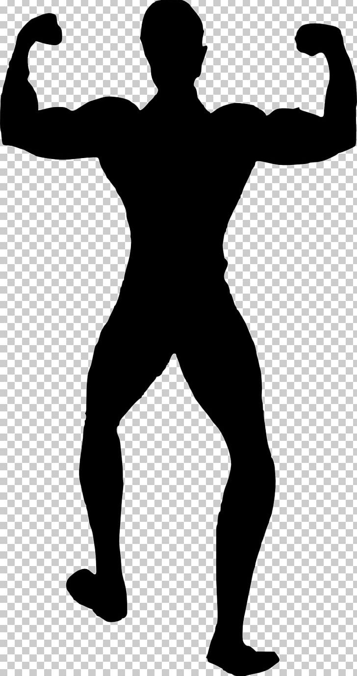 Silhouette Bodybuilding Female Physical Fitness PNG, Clipart, Arm, Black, Black And White, Bodybuilding, Dumbbell Free PNG Download