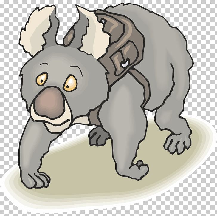 Dog Bear Koala Wombat Marsupial PNG, Clipart, Animals, Bear, Canidae, Carnivoran, Cartoon Free PNG Download