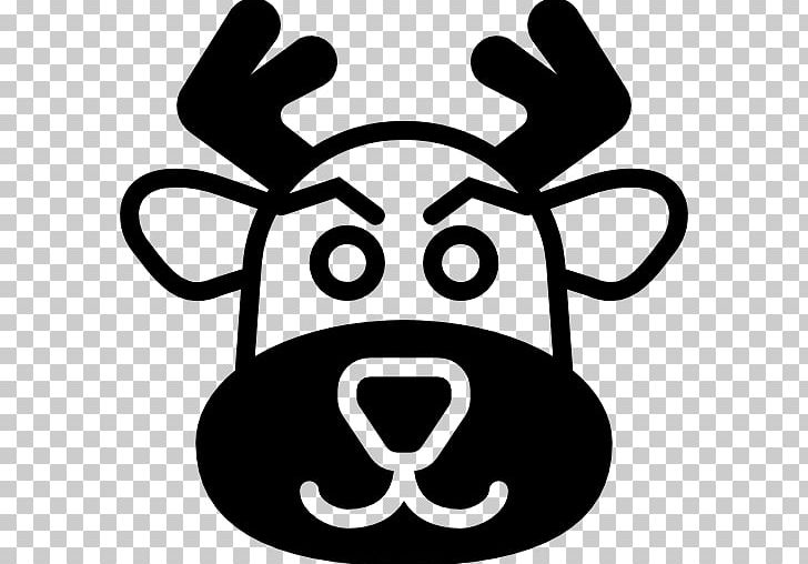 Snout Reindeer Headgear Antler PNG, Clipart, Antler, Black And White, Cartoon, Deer, Head Free PNG Download