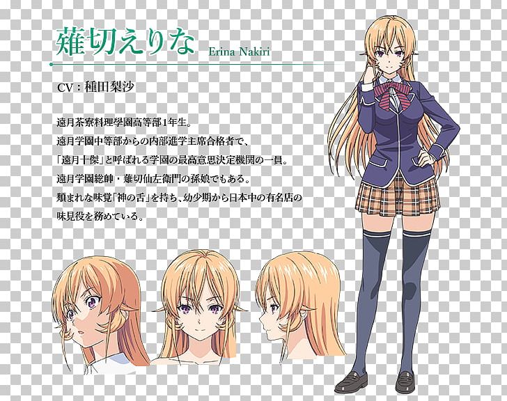 Sōma Yukihira Food Wars!: Shokugeki No Soma Model Sheet Character Anime PNG  - Free Download